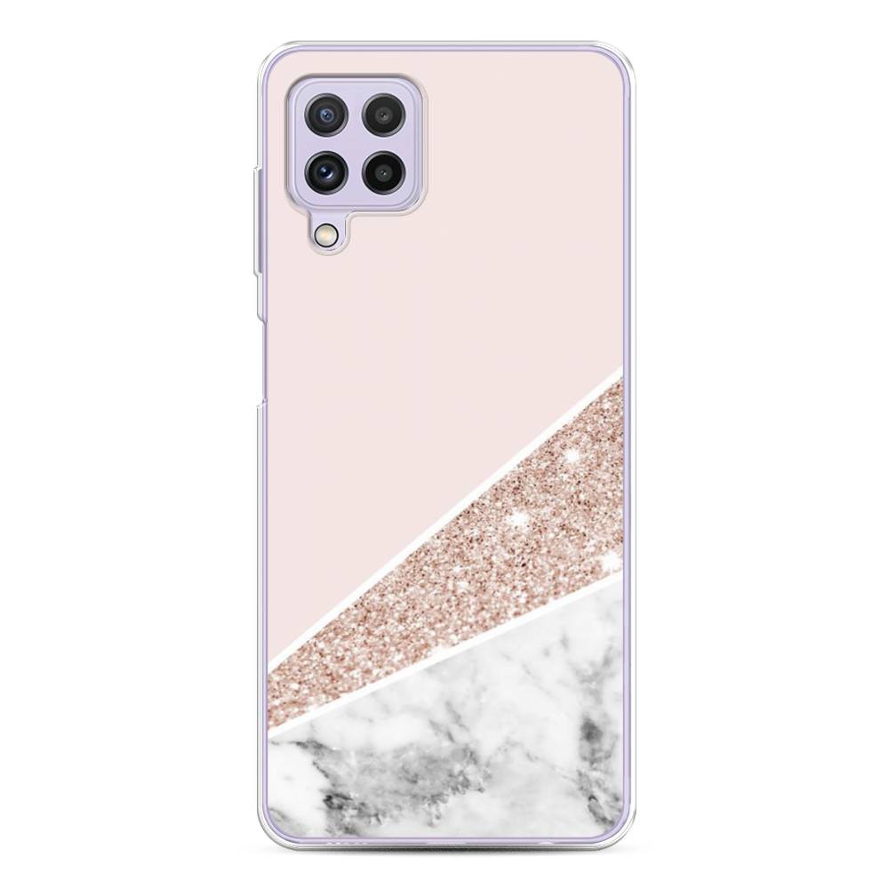 

Чехол для Samsung Galaxy A22/M22/M32 "Блестящий розовый мрамор", 2103150-3