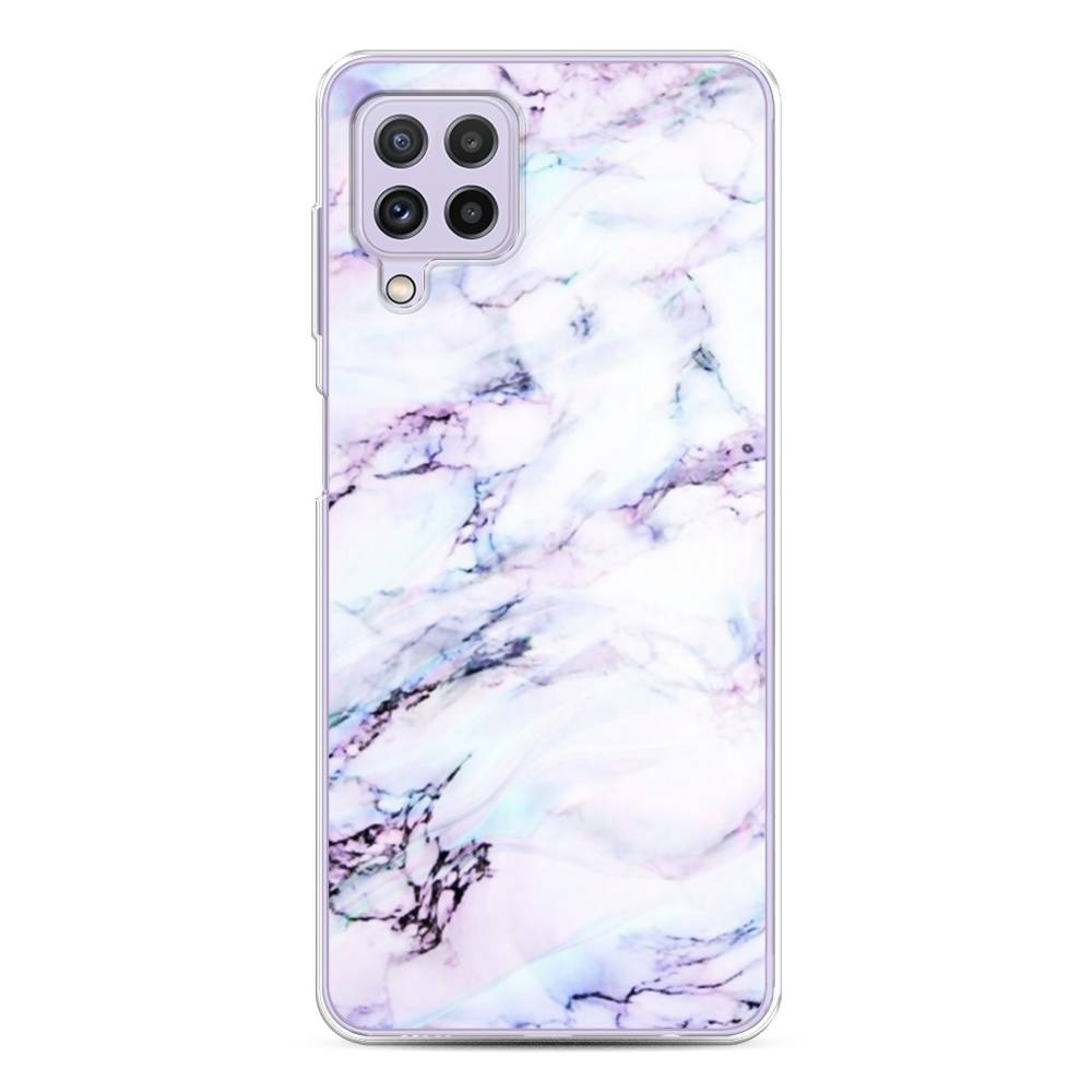 

Чехол на Samsung Galaxy A22/M22/M32 "Радужный мрамор", Серый;фиолетовый, 2103150-3