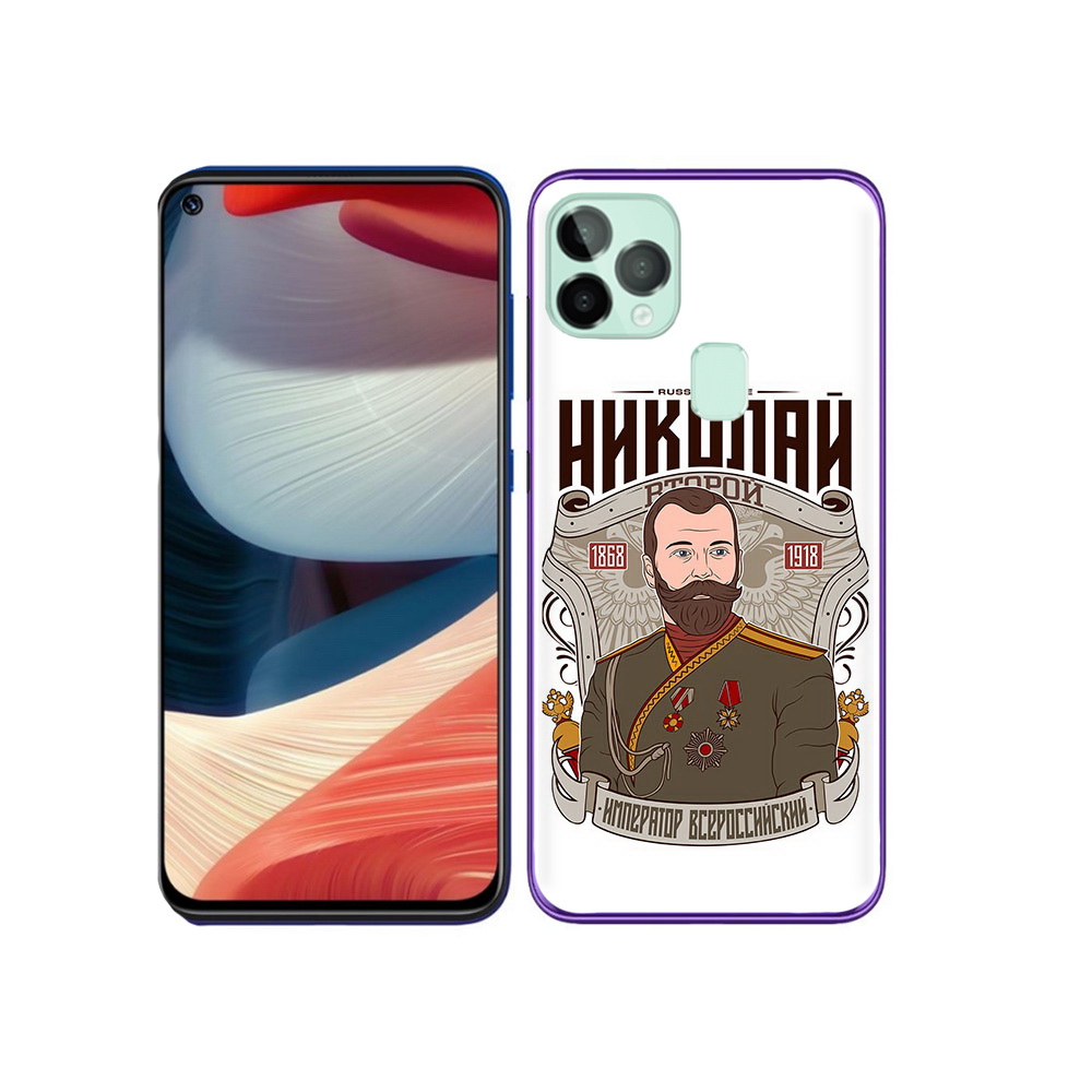 

Чехол MyPads Tocco для Oukitel C22 Николай второй, Прозрачный, Tocco