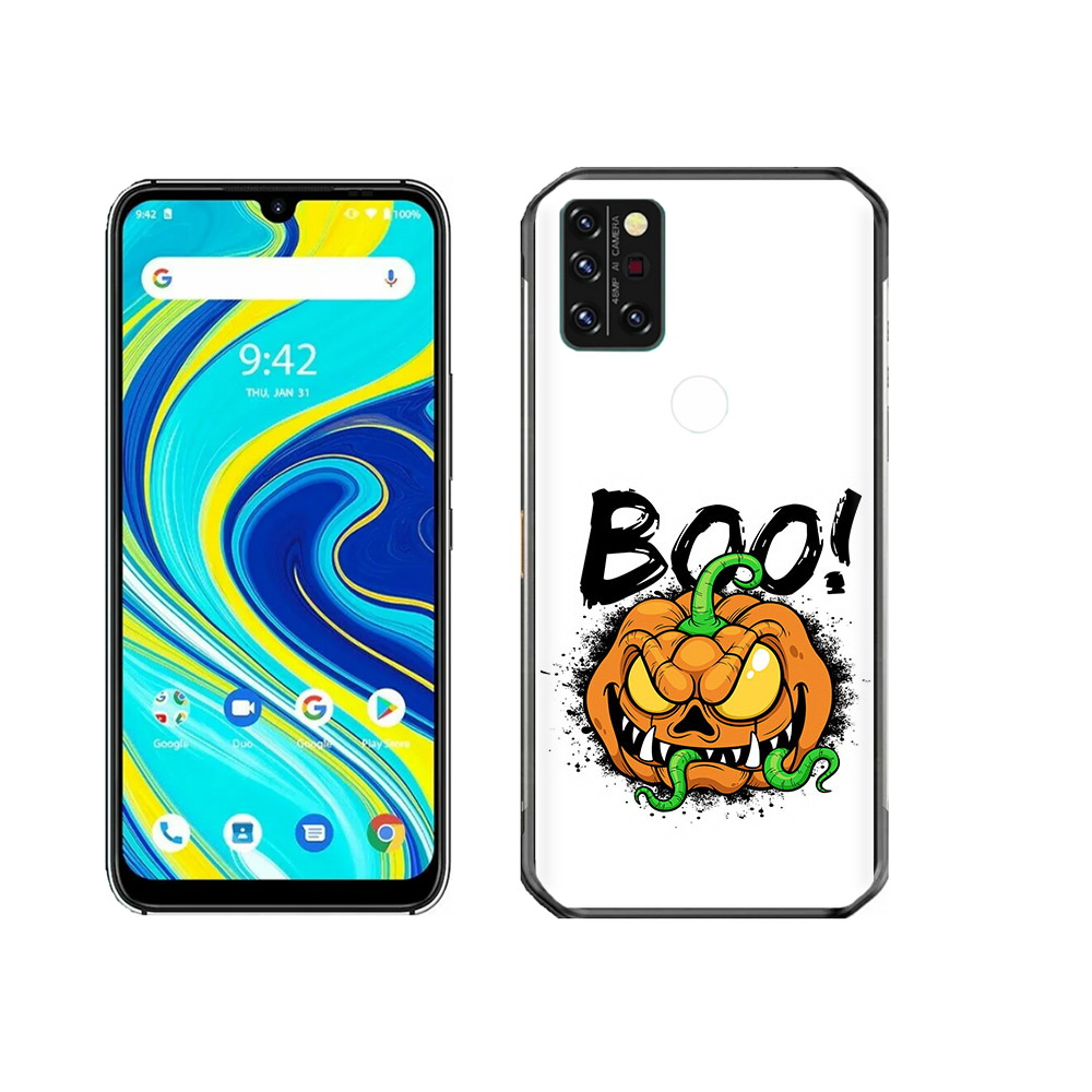 

Чехол MyPads Tocco для Umidigi A7 Pro Хэллоуин бу, Прозрачный, Tocco