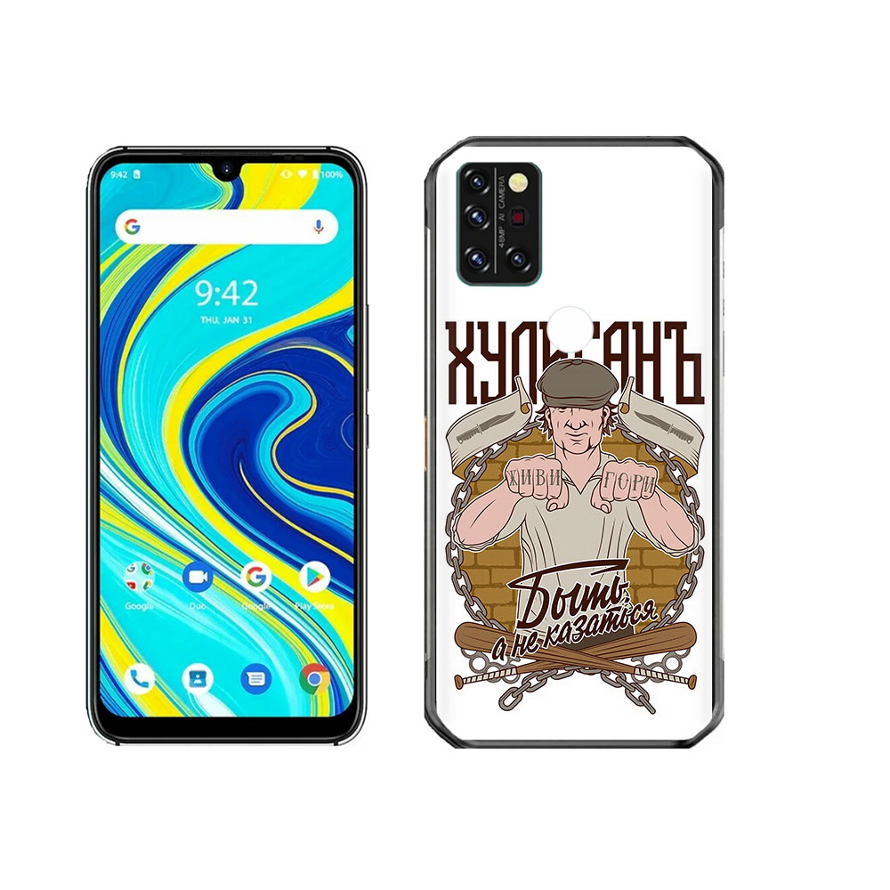 

Чехол MyPads Tocco для Umidigi A7 Pro Хулиган, Прозрачный, Tocco