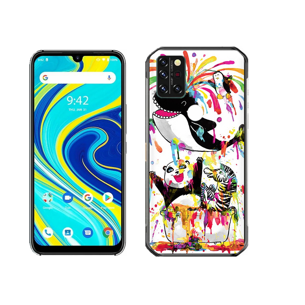 

Чехол MyPads Tocco для Umidigi A7 Pro Хиппи кит, Прозрачный, Tocco