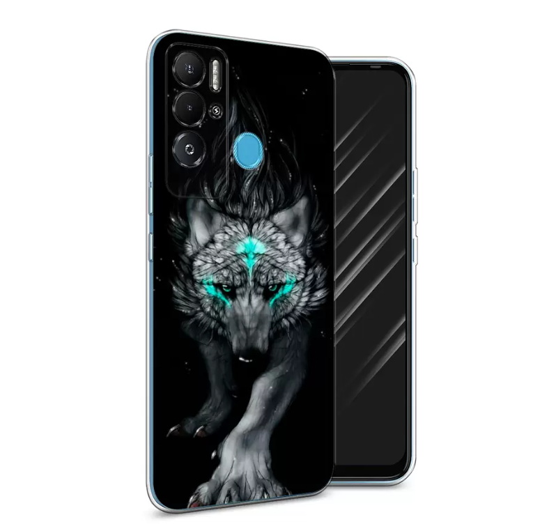 

Чехол Awog на Tecno Pova Neo "Волшебный волк", Разноцветный, 302150-2