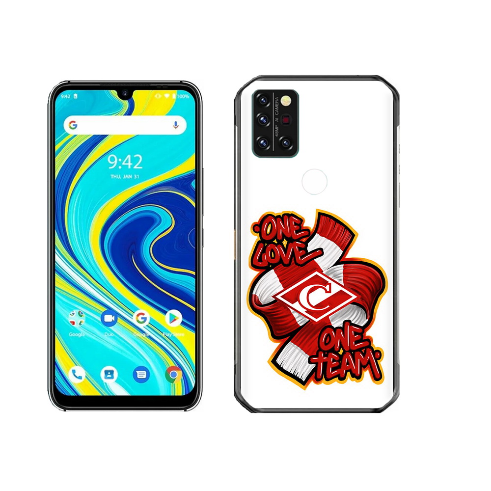 

Чехол MyPads Tocco для Umidigi A7 Pro ФК спарак 1 любовь, Прозрачный, Tocco
