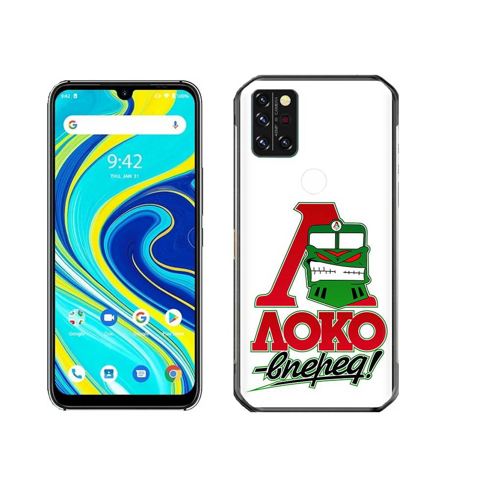 

Чехол MyPads Tocco для Umidigi A7 Pro ФК локо вперед, Прозрачный, Tocco