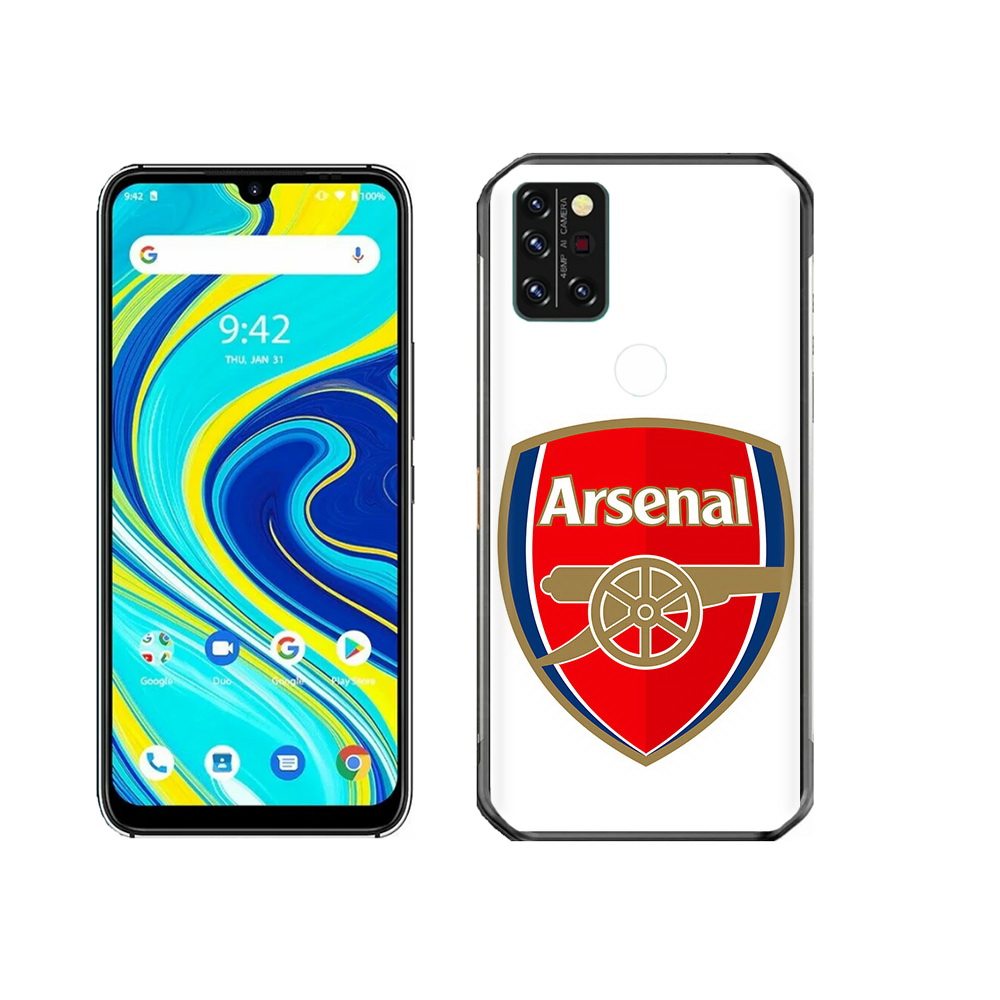 

Чехол MyPads Tocco для Umidigi A7 Pro ФК Арсенал логотип, Прозрачный, Tocco