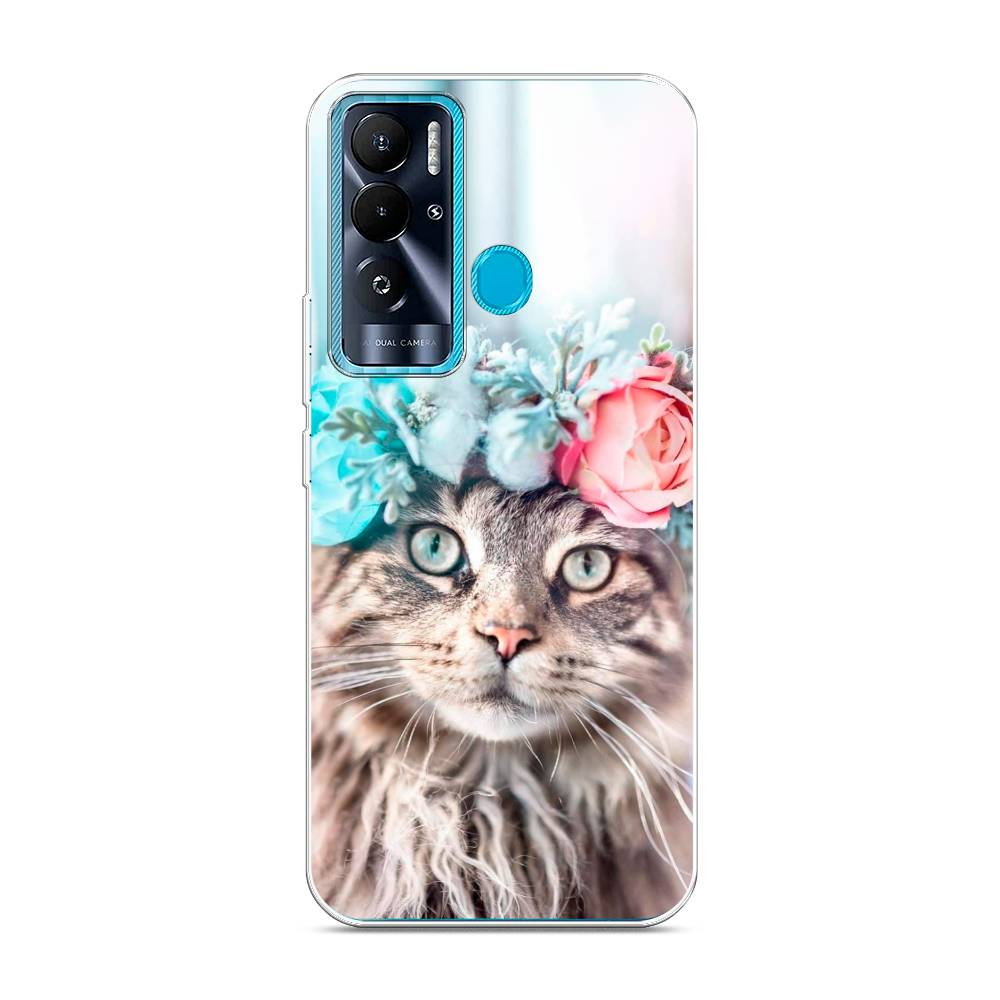 

Чехол Awog на Tecno Pova Neo "Кот в венке", 302150-2