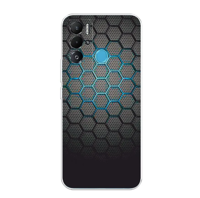 

Чехол Awog "Бирюзовые соты" для Tecno Pova Neo, Разноцветный, 302150-3