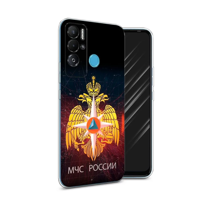 

Чехол Awog на Tecno Pova Neo "МЧС России", Разноцветный, 302150-5
