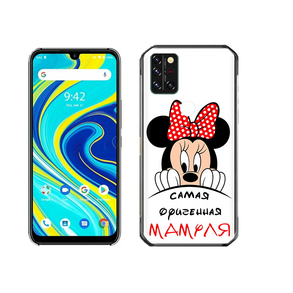 

Чехол MyPads Tocco для Umidigi A7 Pro Самая лучшая мамуля Мини Маус, Прозрачный, Tocco