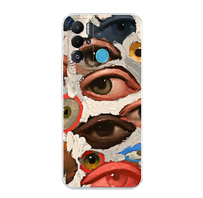 

Чехол Awog на Tecno Pova Neo "Глаза масляная живопись", Разноцветный, 302150-7