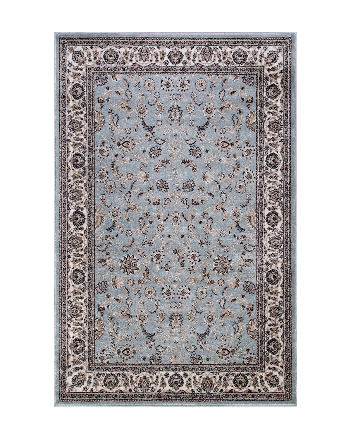 

Ковёр Merinos Valencia Deluxe 150x400 прямоугольный голубой/бежевый d251