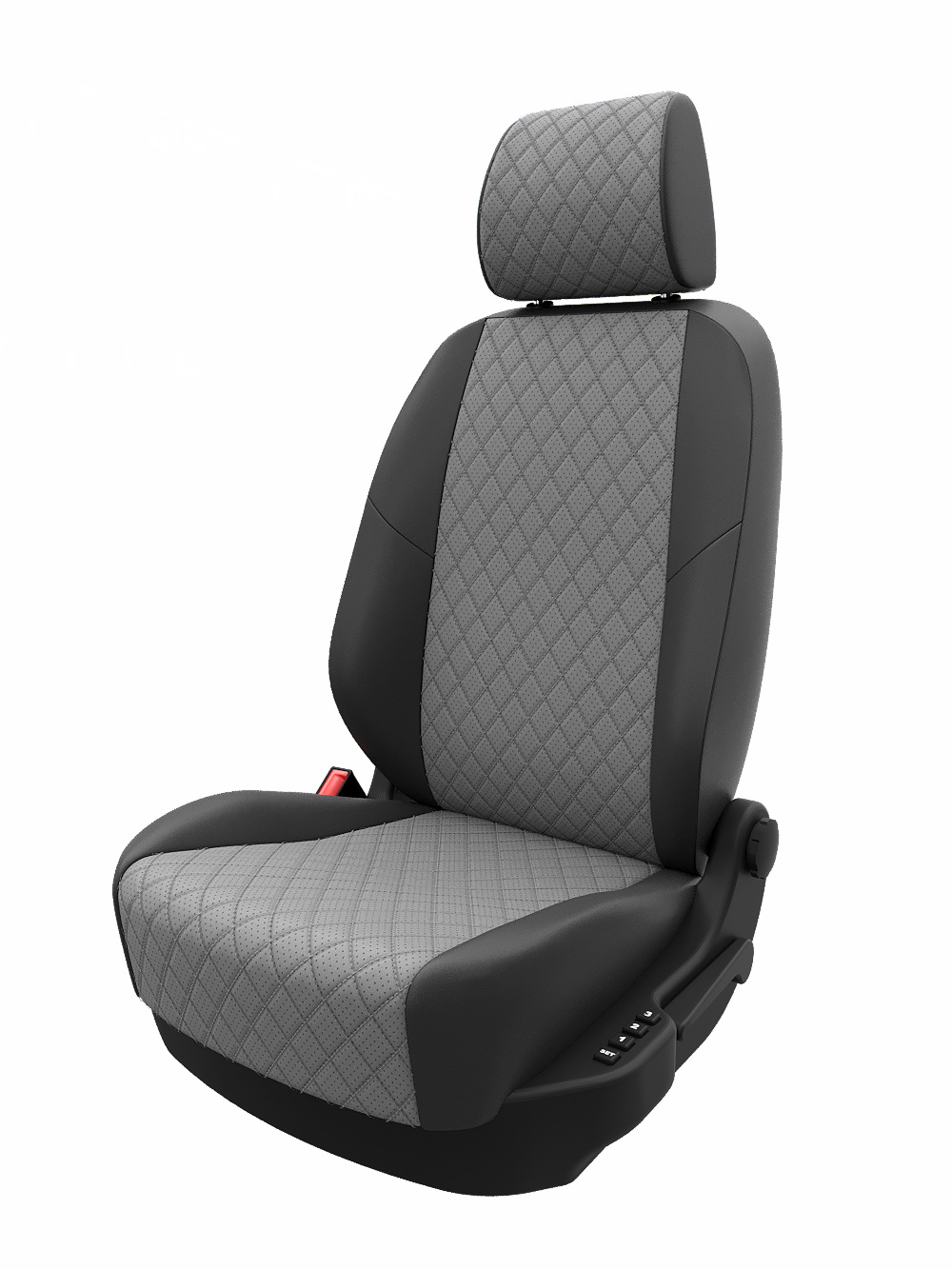 

Чехлы Автодруг для Киа Рио серый экокожа с ромбом A0292D087, 325