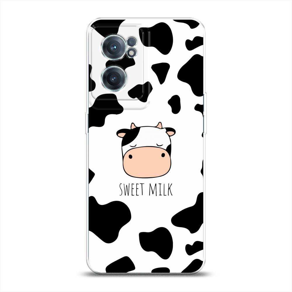 

Чехол на OnePlus Nord CE 2 5G "Sweet milk", Розовый;белый;черный, 152650-1