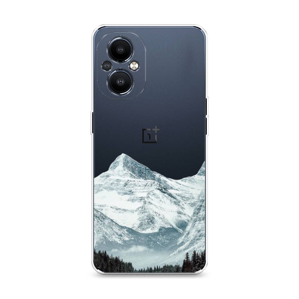 

Чехол на OnePlus Nord N20 "Горы арт 1", Белый;зеленый, 152550-2