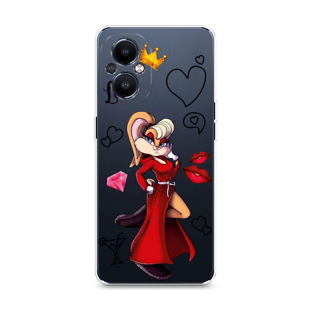 

Чехол на OnePlus Nord N20 "Rich Lola Bunny", Красный;бежевый;оранжевый, 152550-6