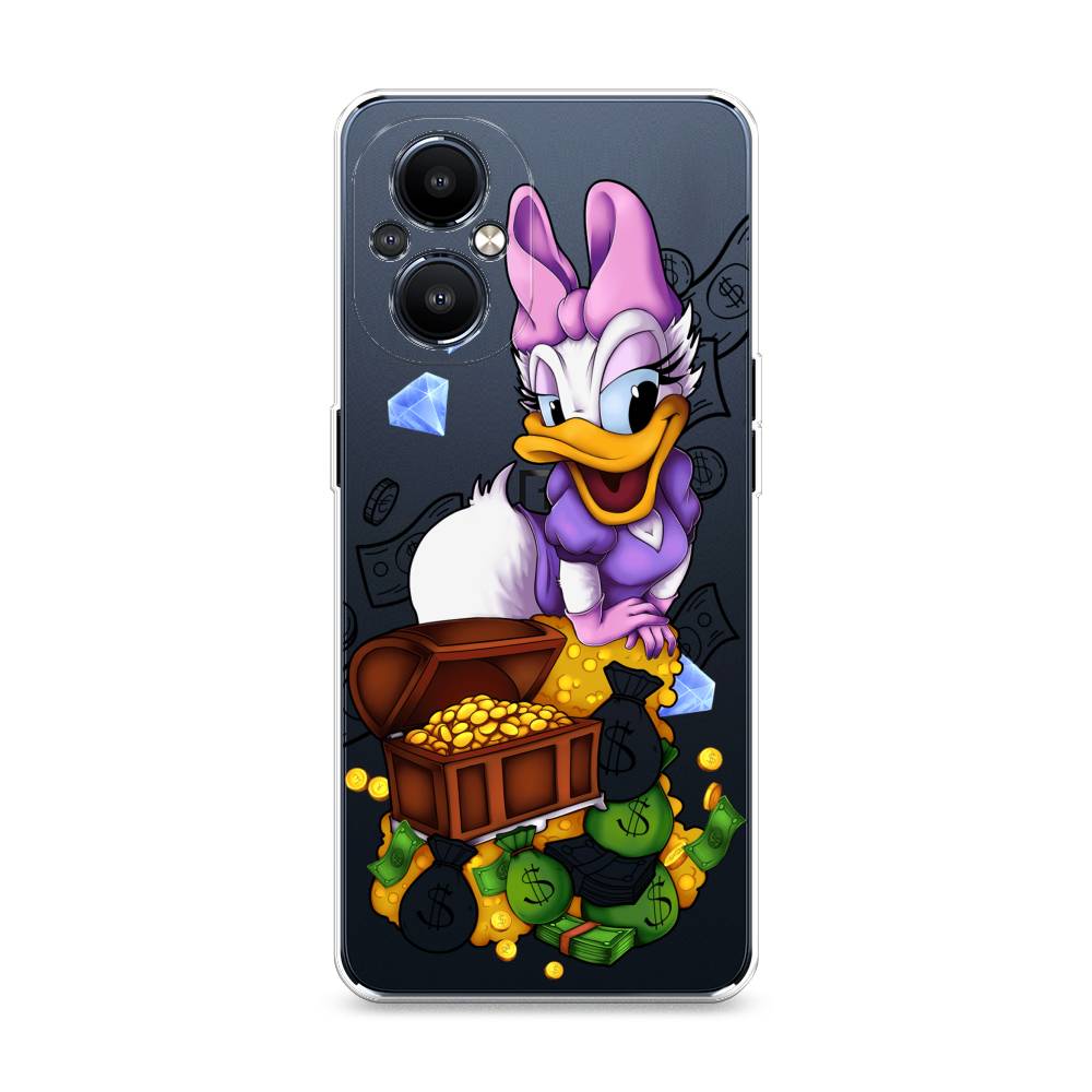 

Чехол на OnePlus Nord N20 "Rich Daisy Duck", Коричневый;белый;фиолетовый, 152550-6