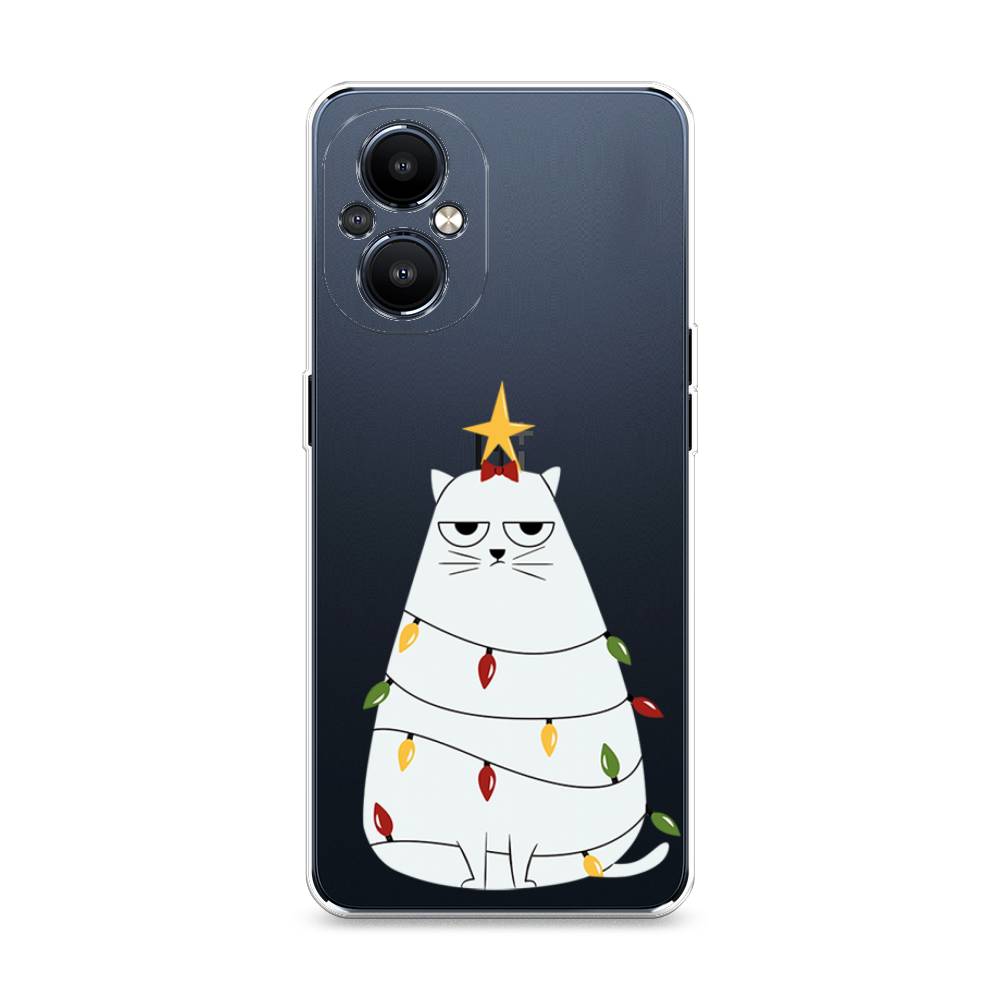 фото Чехол на oneplus nord n20 "котик в гирлянде" case place