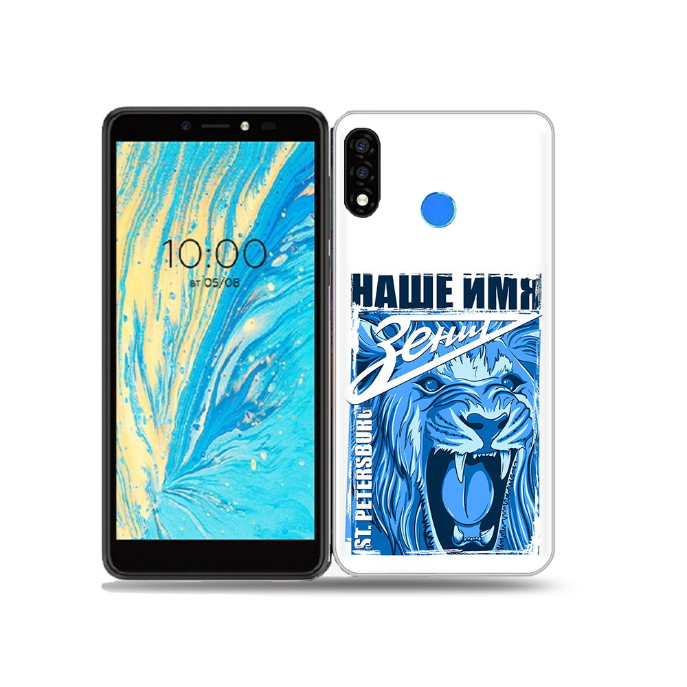

Чехол MyPads Tocco для BQ 5740G Spring ФК наше имя зенит, Прозрачный, Tocco
