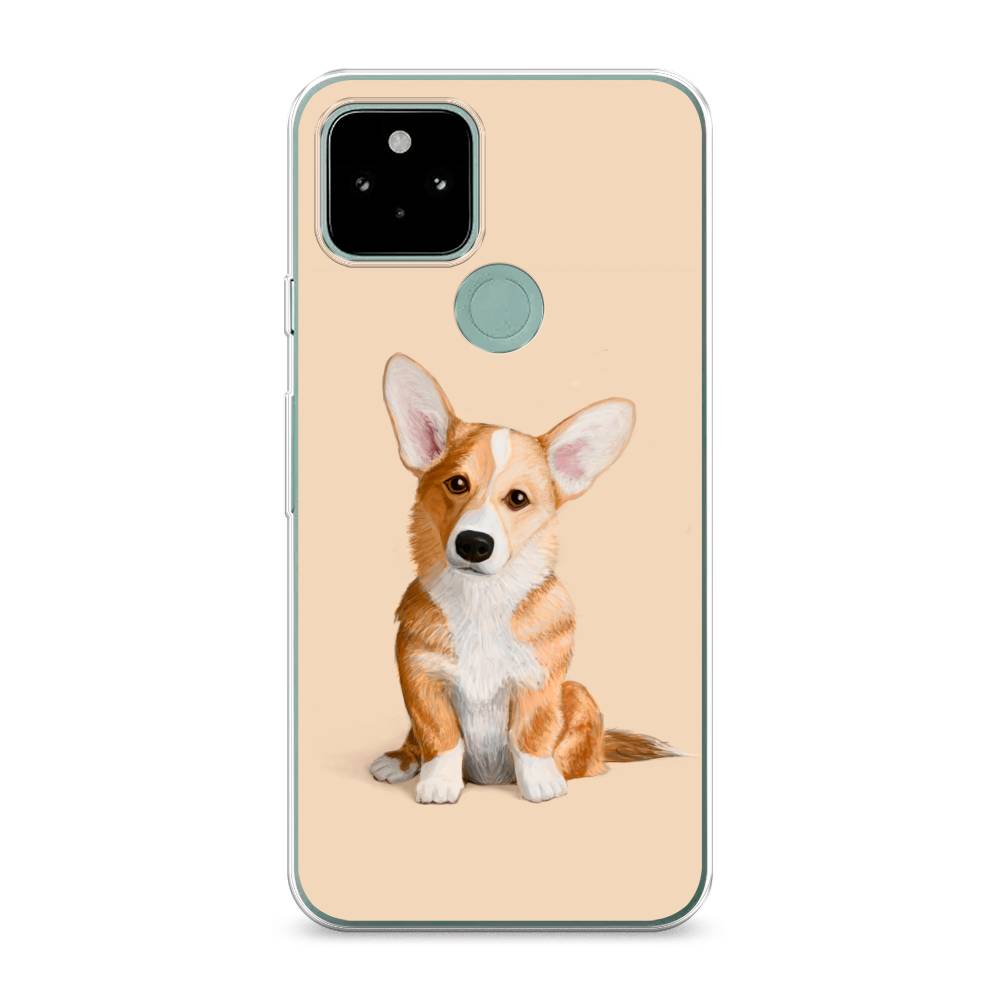 

Чехол для Google Pixel 5A "Грустный Корги", Коричневый;бежевый, 271050-1