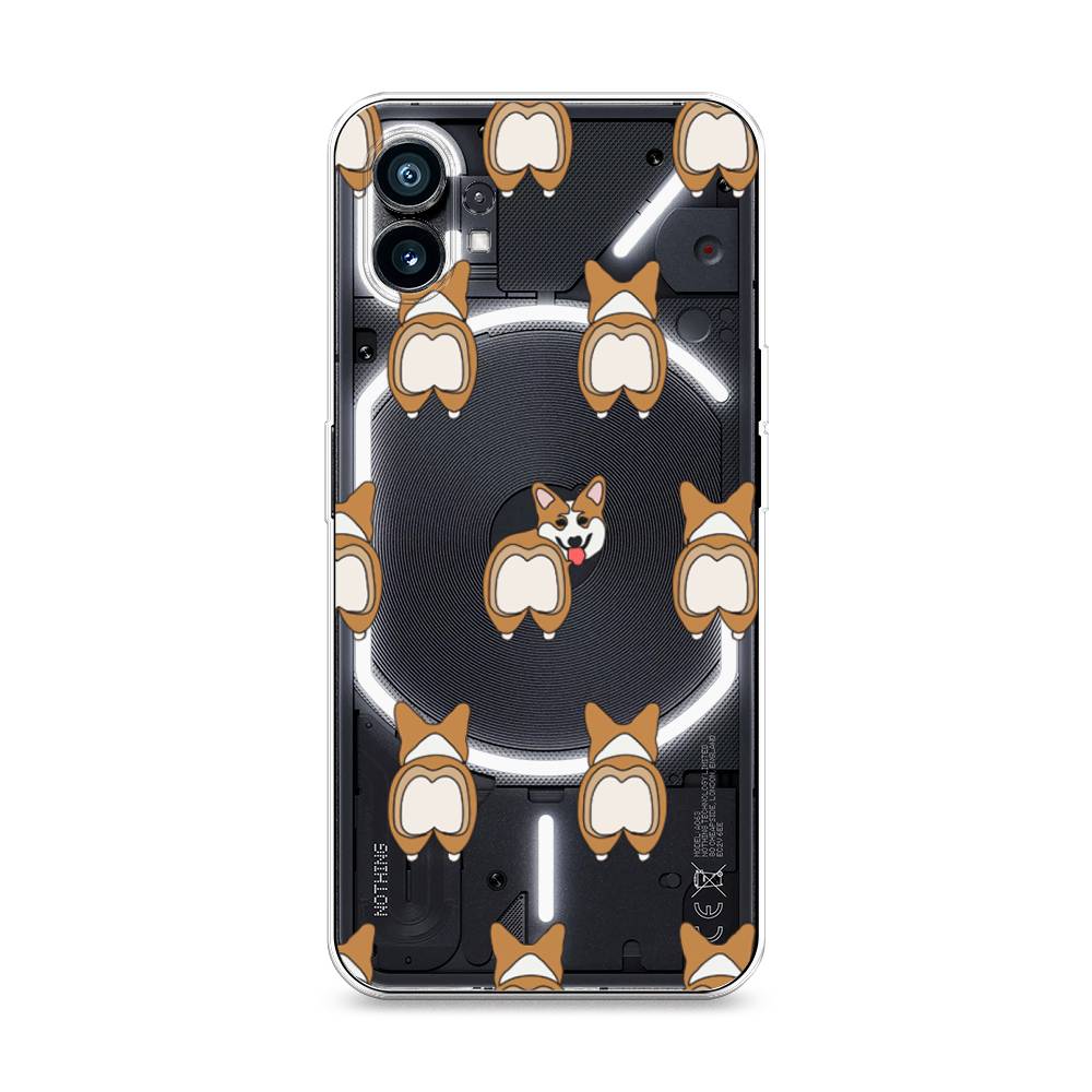 

Чехол Awog на Nothing Phone 1 "Милый корги фон", 3300150-2