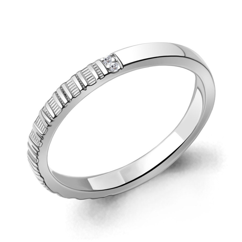 

Кольцо из серебра с бриллиантом Aquamarine Aquamarine 060203_925_р р. 17,5, 060203_925_р