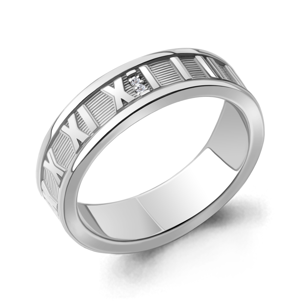 

Кольцо из серебра с бриллиантом Aquamarine Aquamarine 060200_925_р р, 060200_925_р