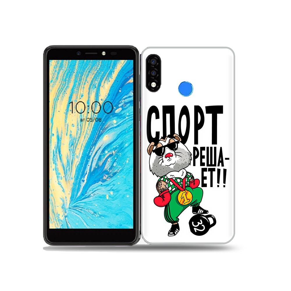 

Чехол MyPads Tocco для BQ 5740G Spring Спорт решает, Прозрачный, Tocco