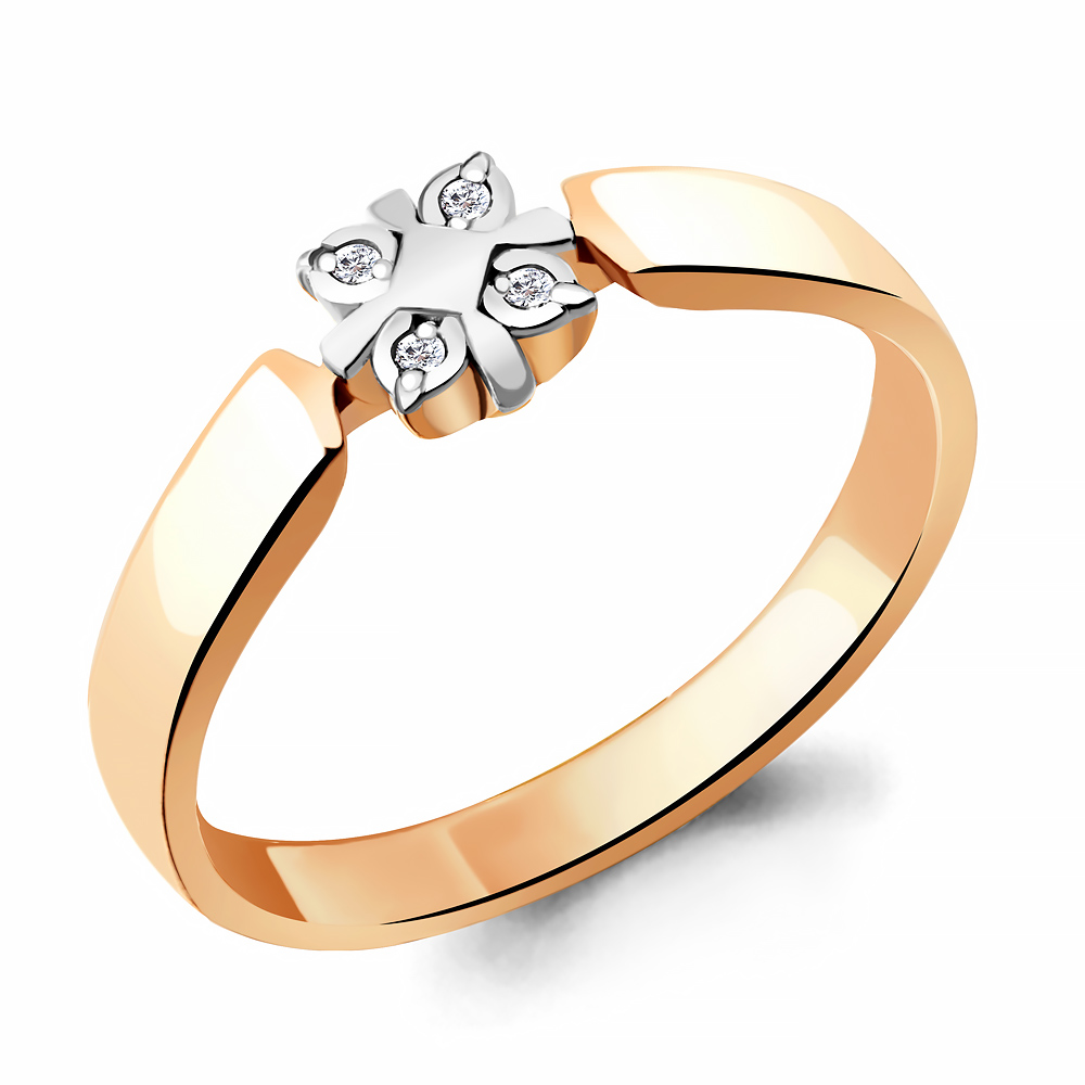 

Кольцо из серебра с бриллиантом Aquamarine Aquamarine 060183_925_з р, 060183_925_з