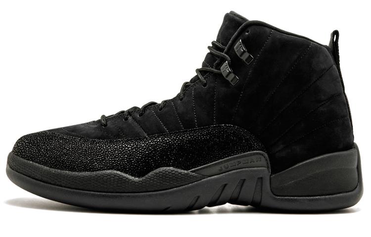 

Кроссовки унисекс Jordan Air Jordan 12 Retro OVO Black 2017 черные 40 EU, Черный, Air Jordan 12 Retro OVO Black 2017