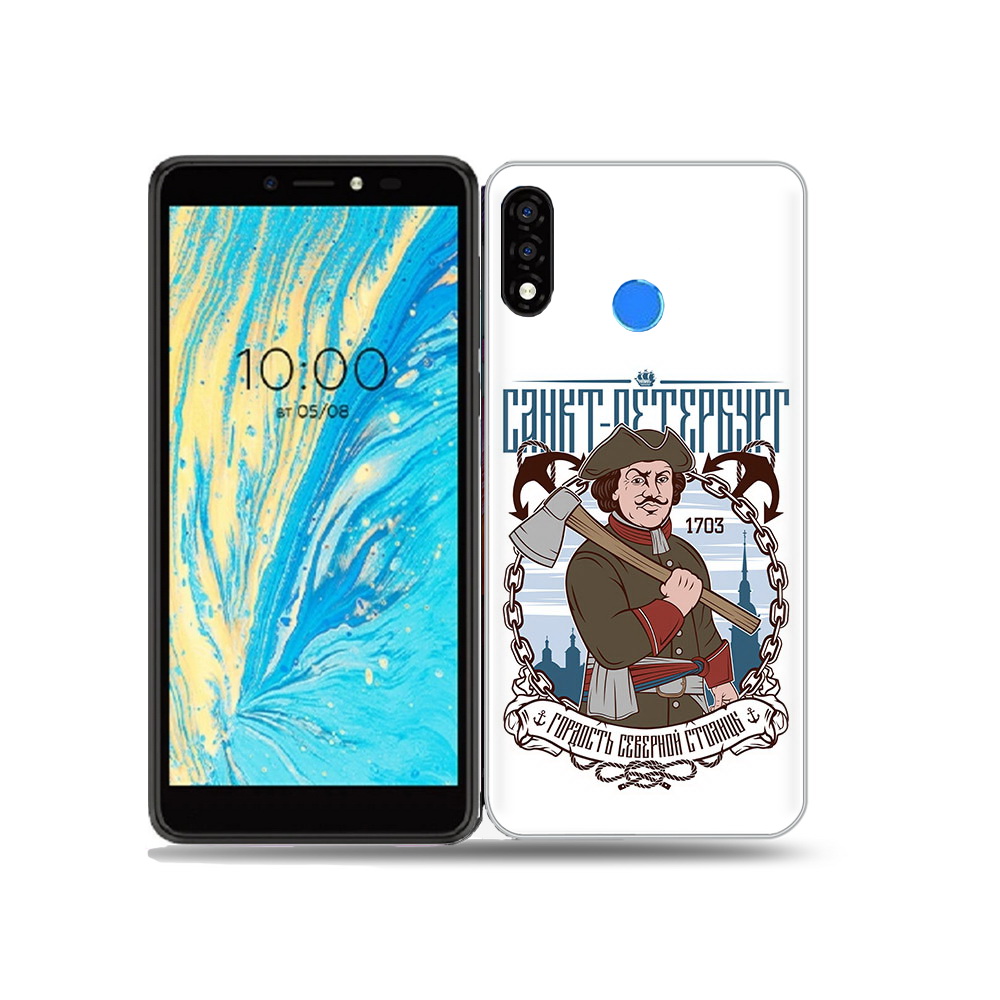 

Чехол MyPads Tocco для BQ 5740G Spring Петр первый, Прозрачный, Tocco