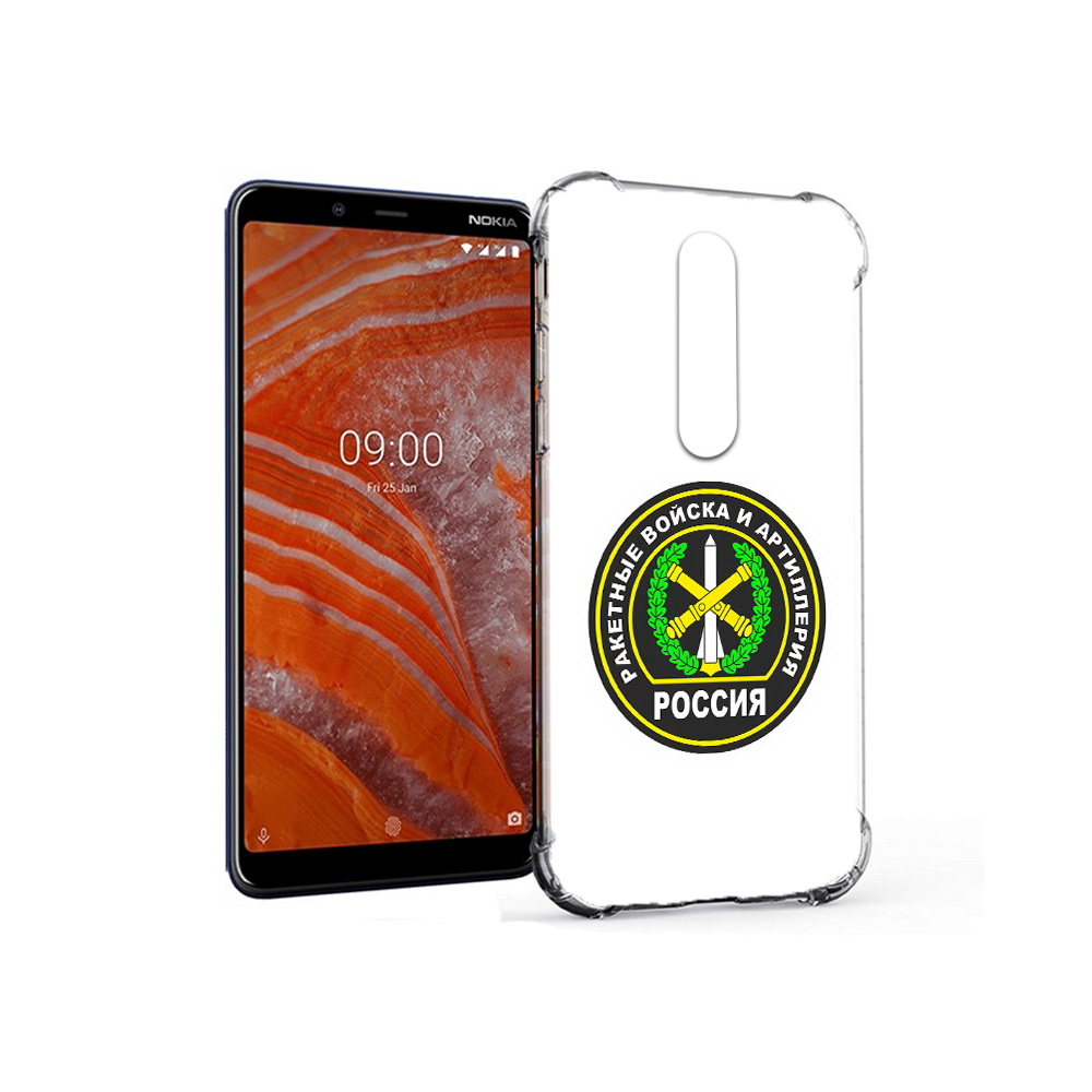 

Чехол MyPads Tocco для Nokia 3.1 Plus артиллерия (PT121397.96.225), Прозрачный, Tocco