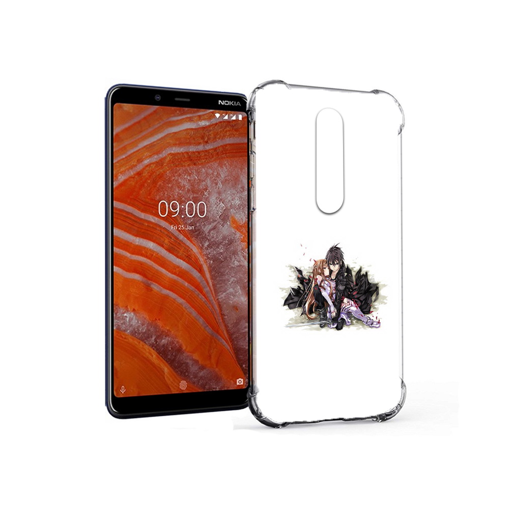 

Чехол MyPads Tocco для Nokia 3.1 Plus аниме асуна (PT121397.96.222), Прозрачный, Tocco