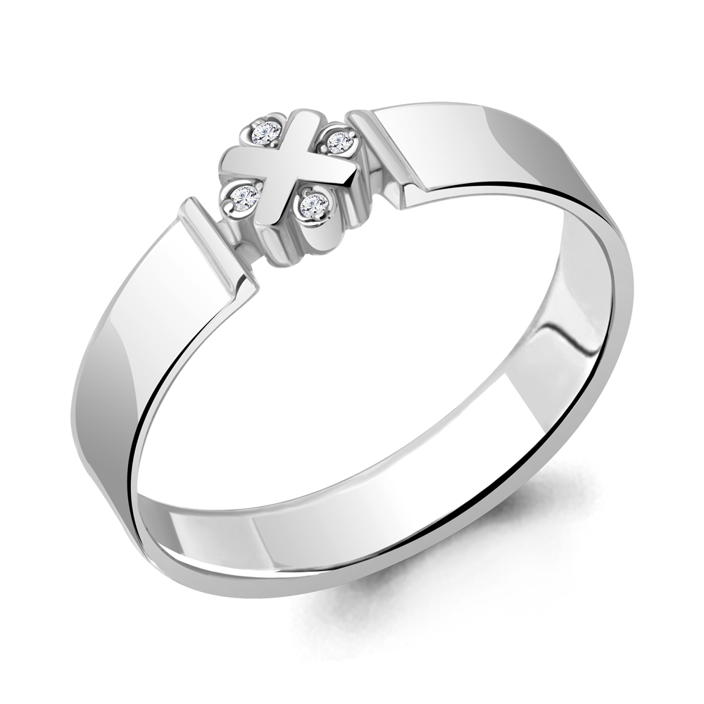 

Кольцо из серебра с бриллиантом Aquamarine Aquamarine 060173_925_р р, 060173_925_р