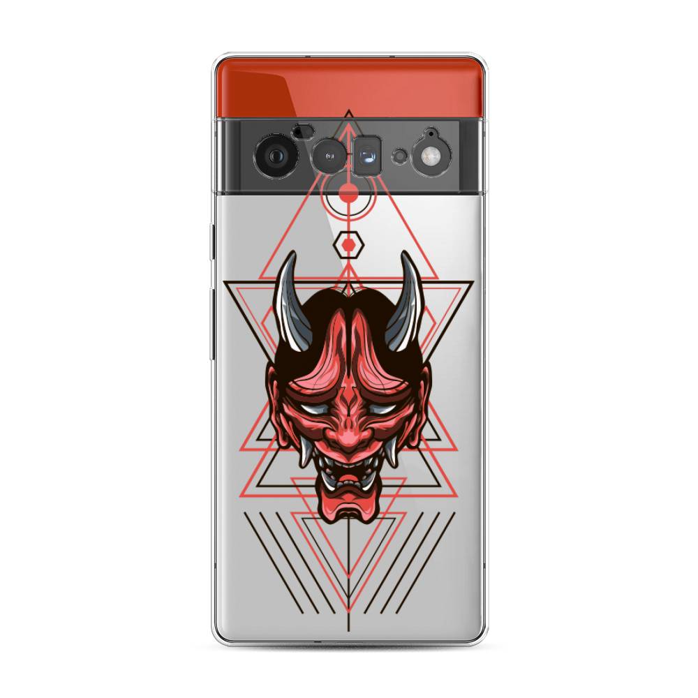 

Чехол для Google Pixel 6 Pro "Hanya Oni mask", Серый;красный;черный, 270950-4