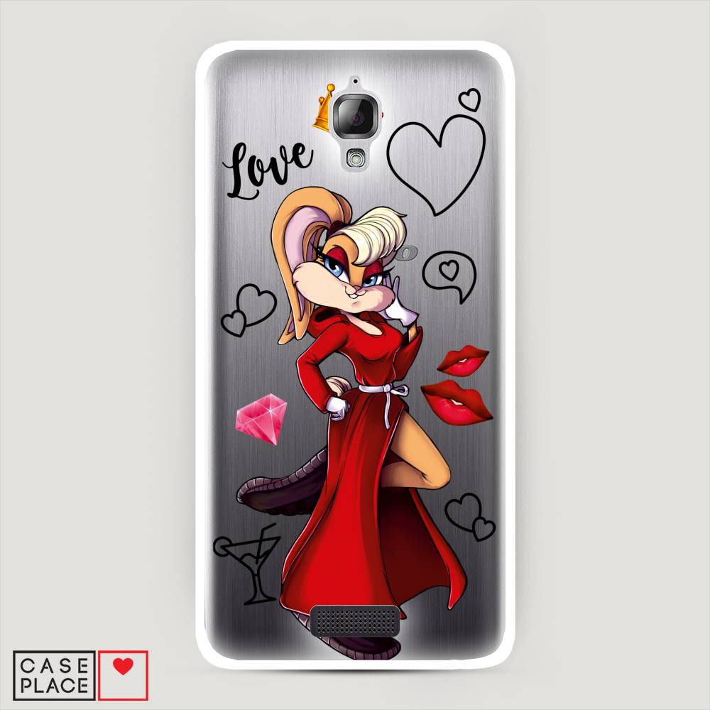 

Чехол на Lenovo S660 "Rich Lola Bunny", Красный;бежевый;оранжевый, 110650-6