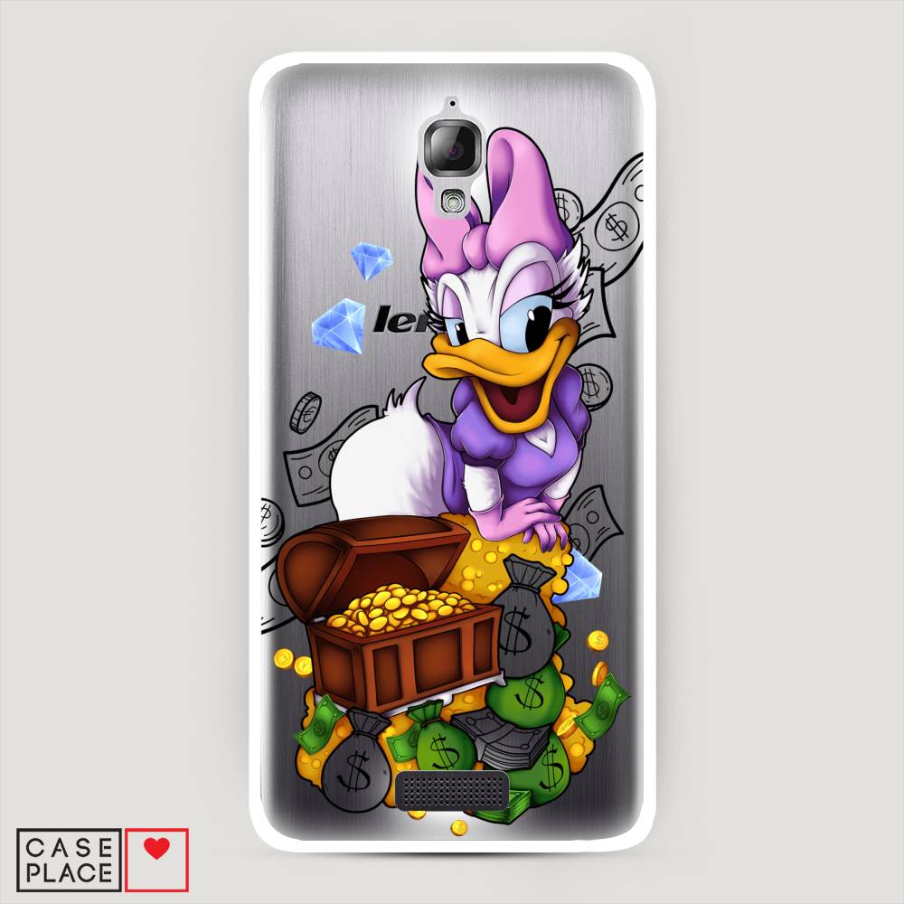 

Чехол на Lenovo S660 "Rich Daisy Duck", Коричневый;белый;фиолетовый, 110650-6