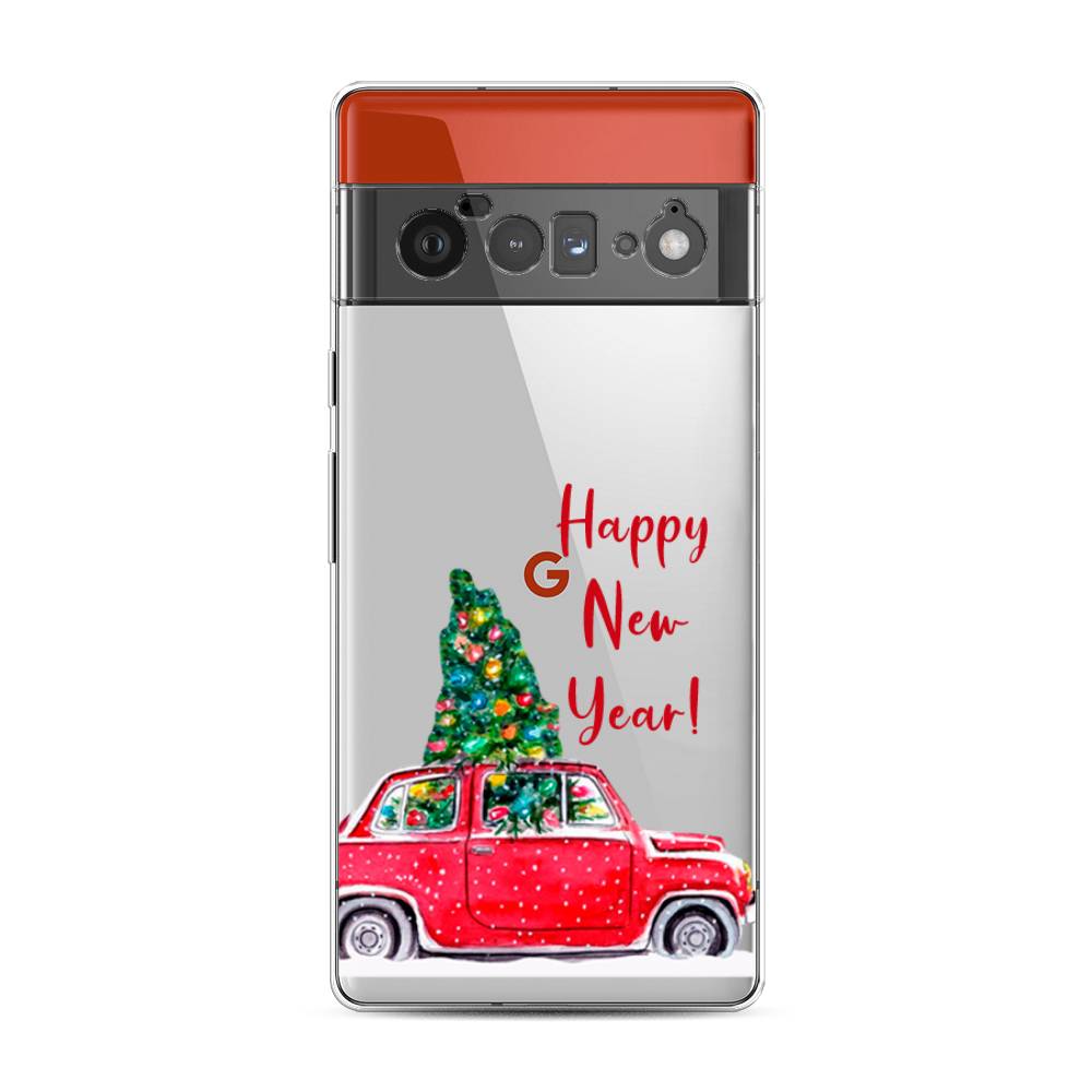 

Чехол для Google Pixel 6 Pro "Happy New Year", Красный;зеленый, 270950-5