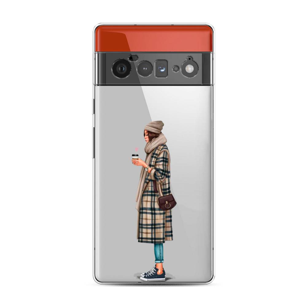 

Чехол для Google Pixel 6 Pro "Утренний кофе", Коричневый;бежевый, 270950-6