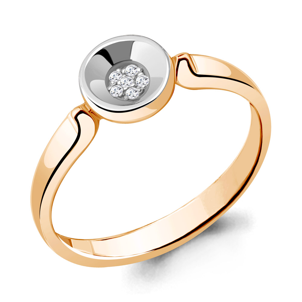 

Кольцо из серебра с бриллиантом Aquamarine Aquamarine 060163_925_з р. 18,5, 060163_925_з