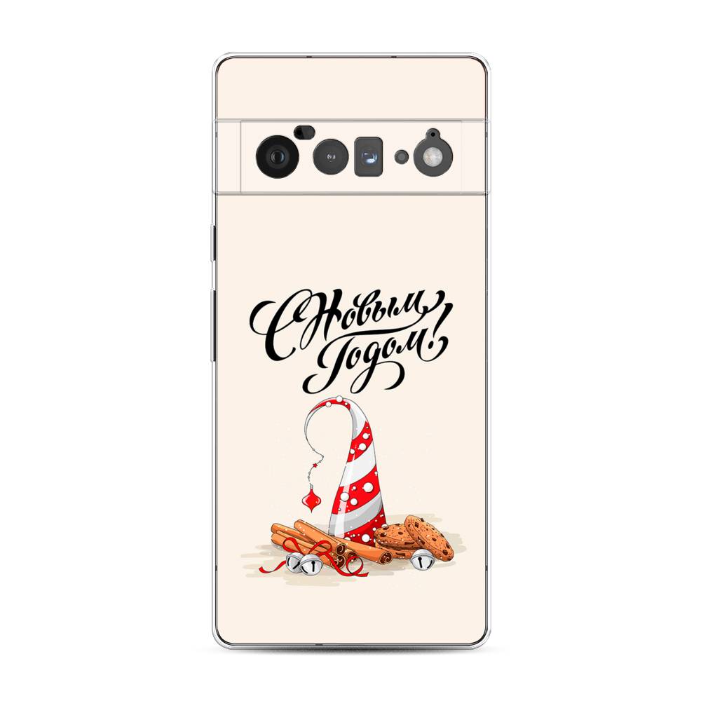 

Чехол для Google Pixel 6 Pro "Подарки на Новый Год", Бежевый;красный;черный, 270950-5