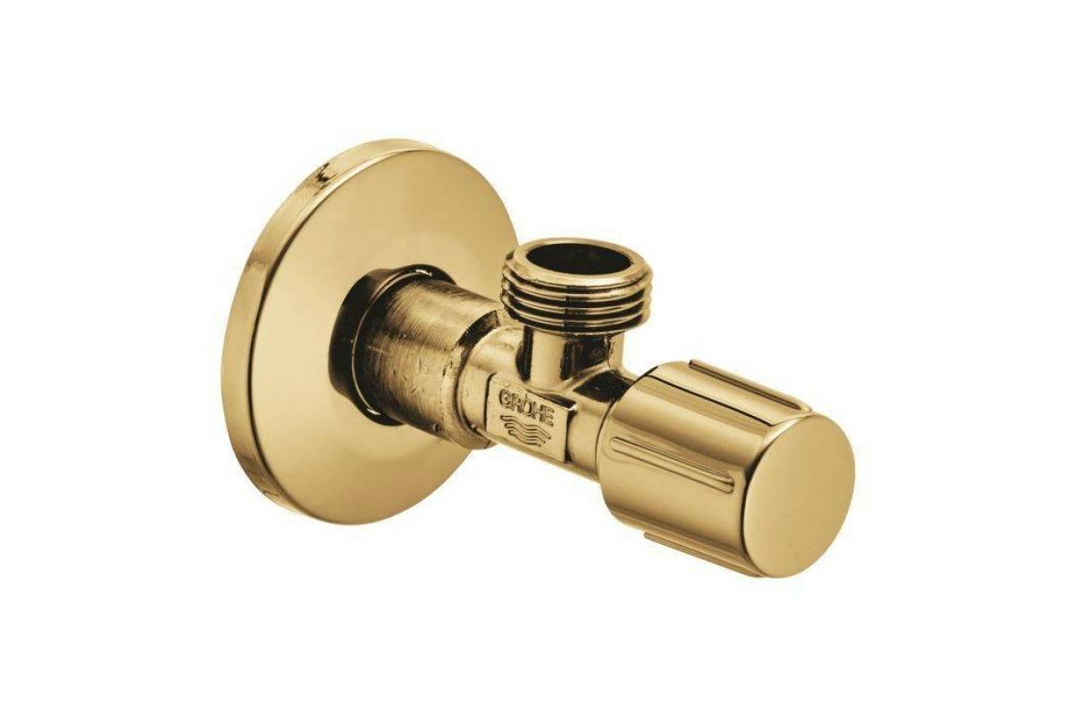 

Угловой вентиль 1/2" GROHE, холодный рассвет глянец (22041GL0)