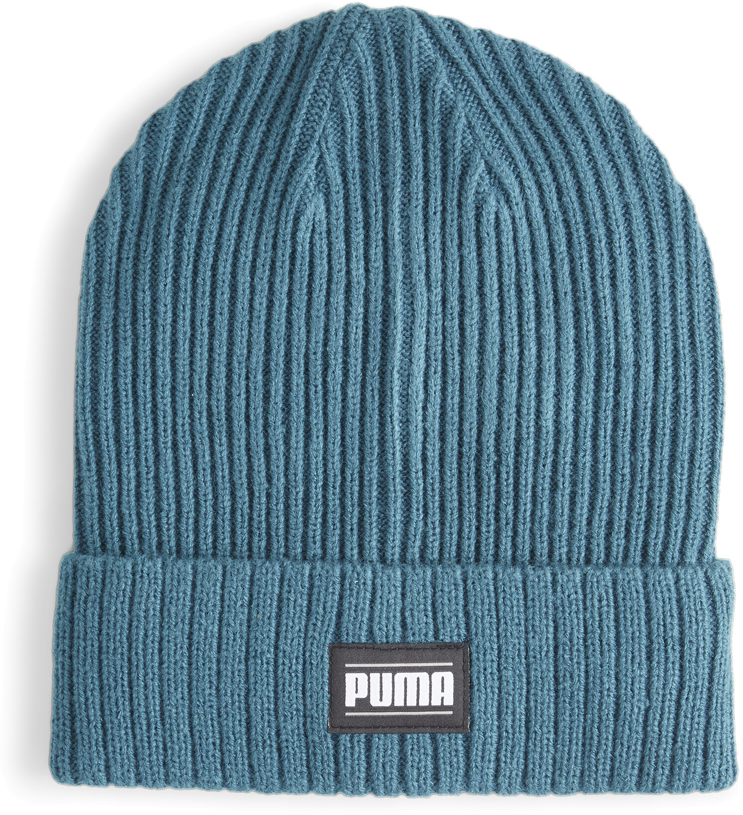 

Шапка унисекс Puma Ribbed Classic Cuff Beanie голубая, Голубой, Ribbed Classic Cuff Beanie