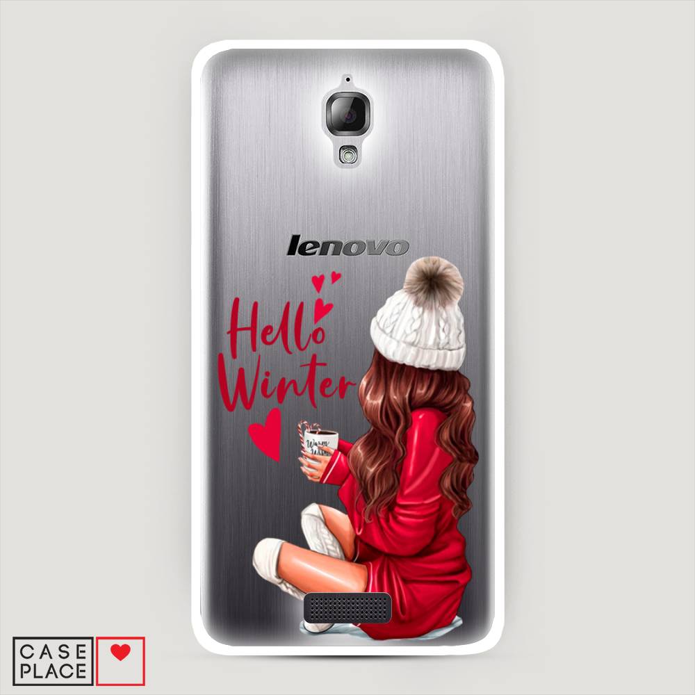 

Чехол на Lenovo S660 "Hello winter", Красный;белый;коричневый, 110650-5