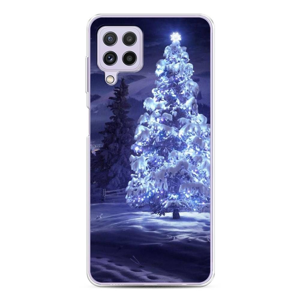 

Чехол для Samsung Galaxy A22/M22/M32 "Зима 4", Синий;черный;белый, 2103150-2