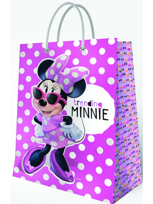 

Пакет подарочный Minnie Mouse большой 330х455х100 мм, Разноцветный