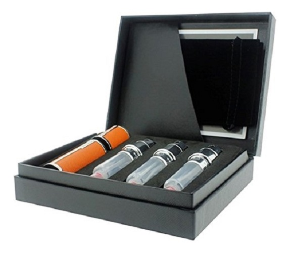 Набор Travalo Milano Refillable Perfume Spray (сменная капсула 3х5мл + футляр) Orange набор для шитья 21 предмет нитки 15шт сантиметр булавки ножницы иголки наперсток y8 2704