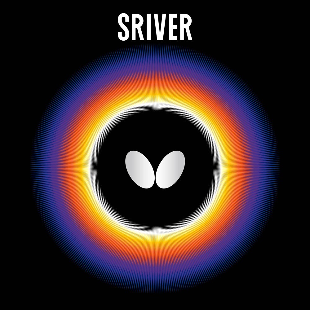 

Накладка для ракетки Butterfly Sriver черная, max, Черный
