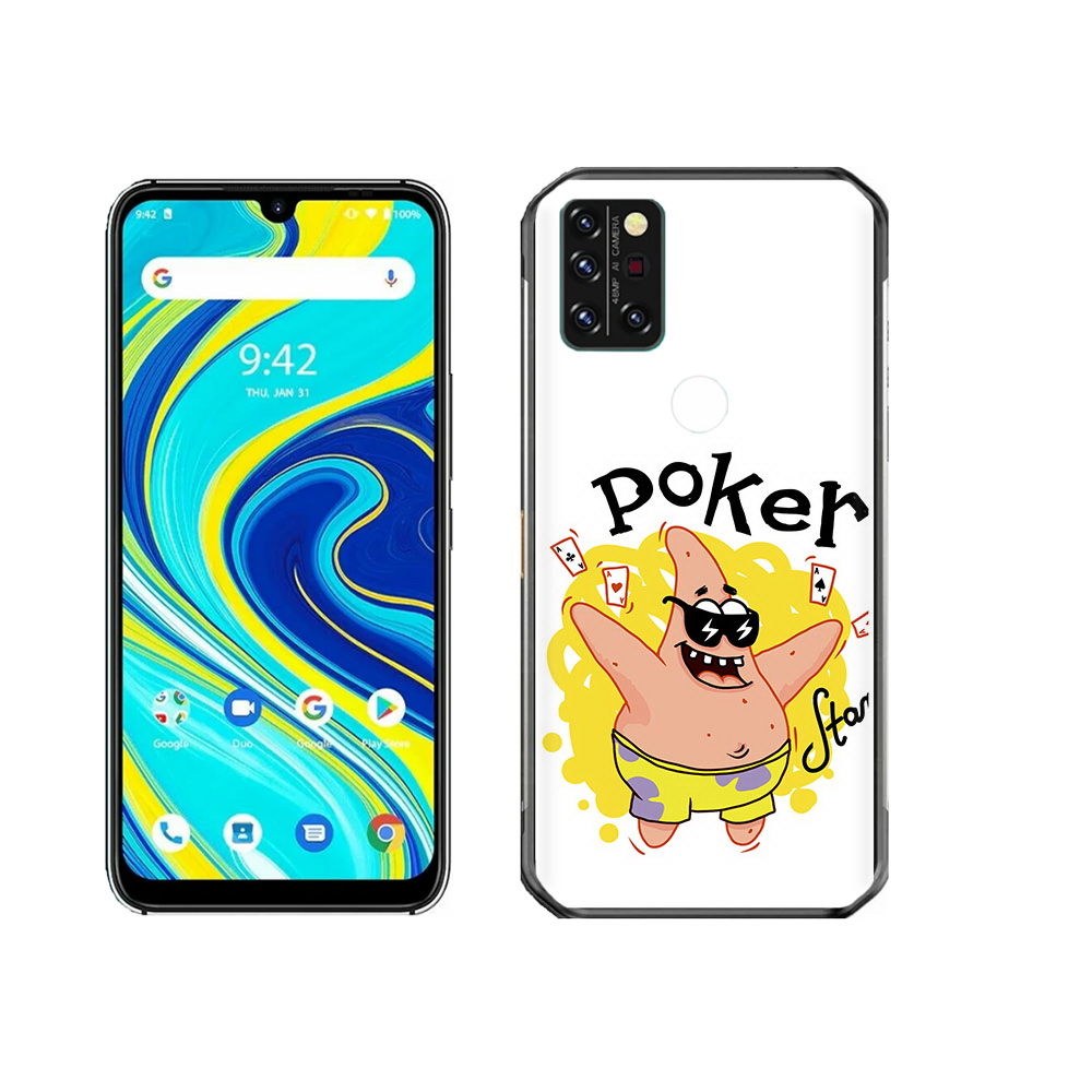

Чехол MyPads Tocco для Umidigi A7 Pro Патрик, Прозрачный, Tocco