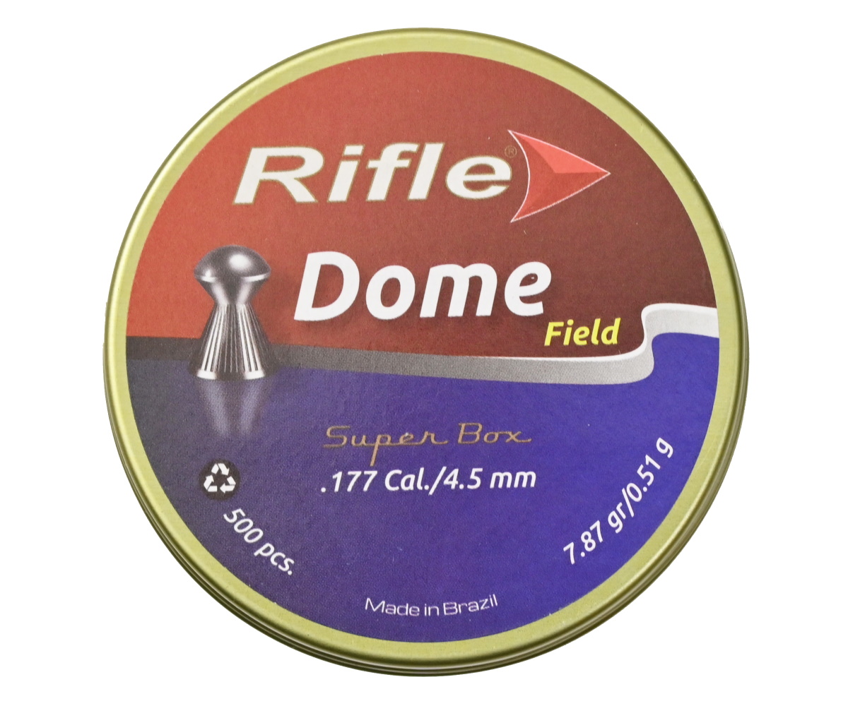 фото Пули rifle field series dome 4,5 мм, 0,51 г (500 штук)